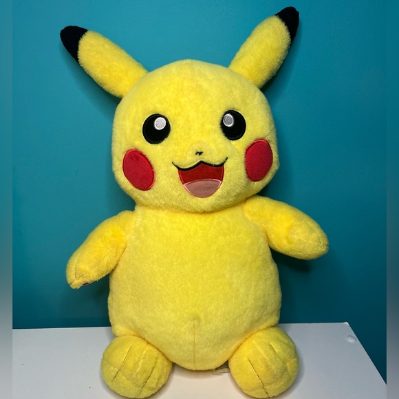 Build A Bear Workshop Pikachu Plush No Sound Pokemon Stuffed Animal - Picture 1 of 7